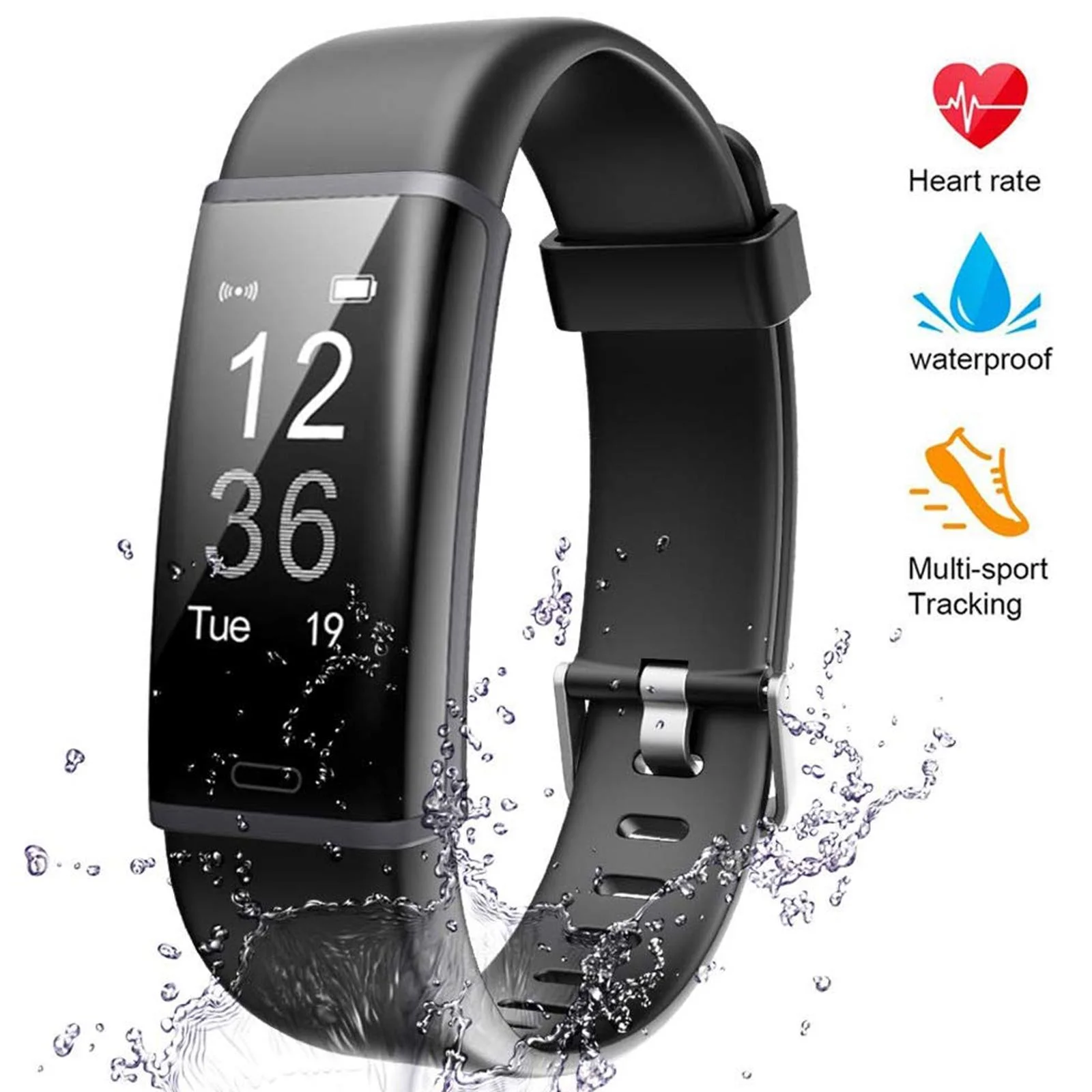 Smart Fitness Bracelet — Heart Rate, BP & Sleep Tracker
