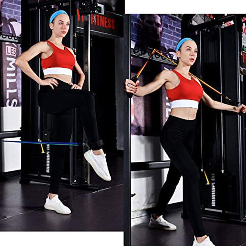 11-Piece Resistance Band Set — Full-Body Home Gym