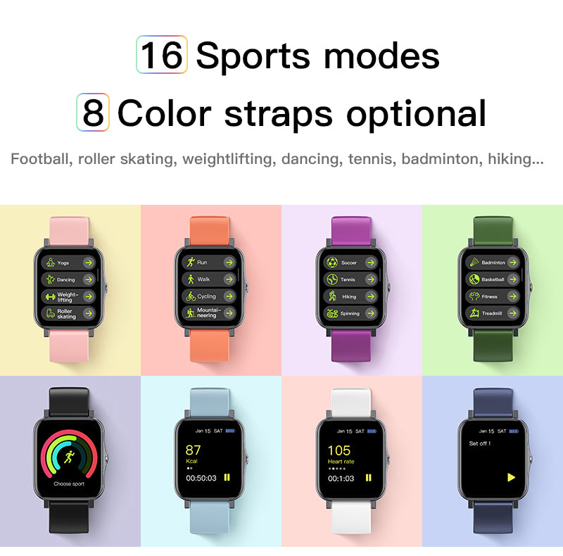 Ultra-Thin Smartwatch — IP68 Waterproof Health Tracker
