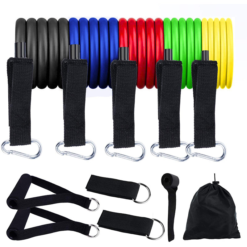 11-Piece Resistance Band Set — Full-Body Home Gym